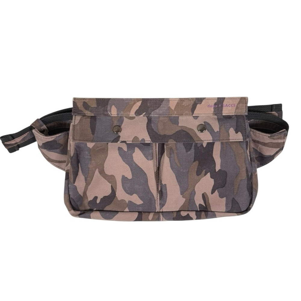 Yohji Yamamoto Doux Y’Saccs Camouflage Canvas Belt Bag Fanny Pack Unisex